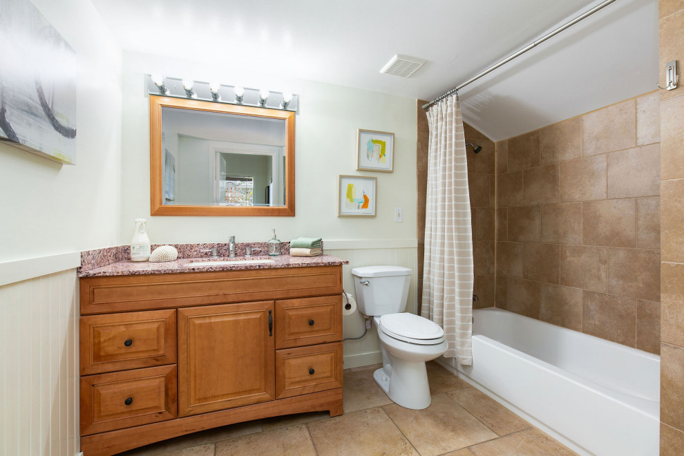 Bathroom - eclectic bathroom idea in Seattle