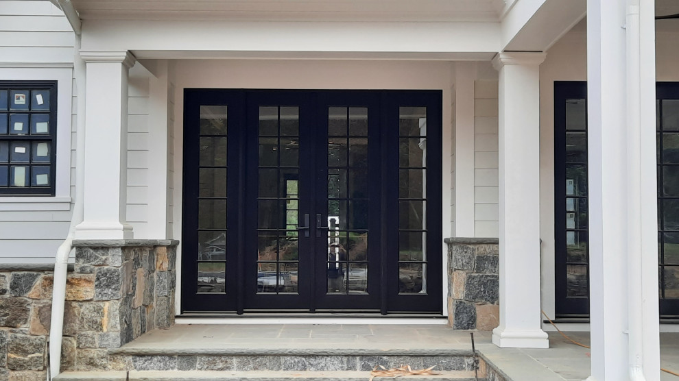 Contemporary entryway in New York.