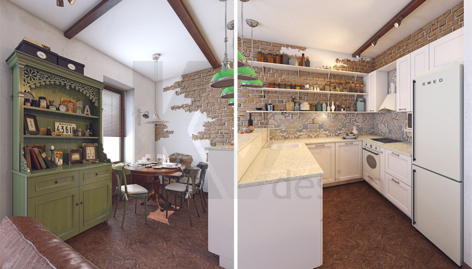 Трешка в стиле "Лофт"