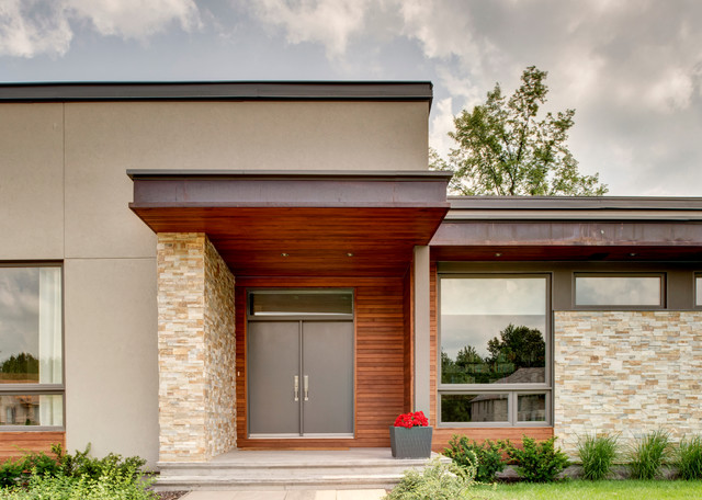 Modern Suburban Design - Contemporary - Exterior - Ottawa - by Maple ...