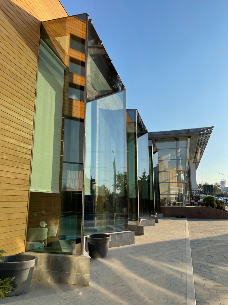 Остекление детского кафе город Кустанай