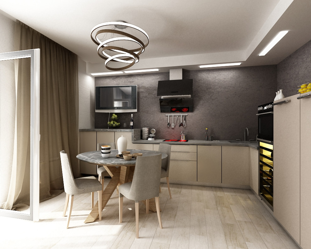 Кухня-гостиная. Вид 1