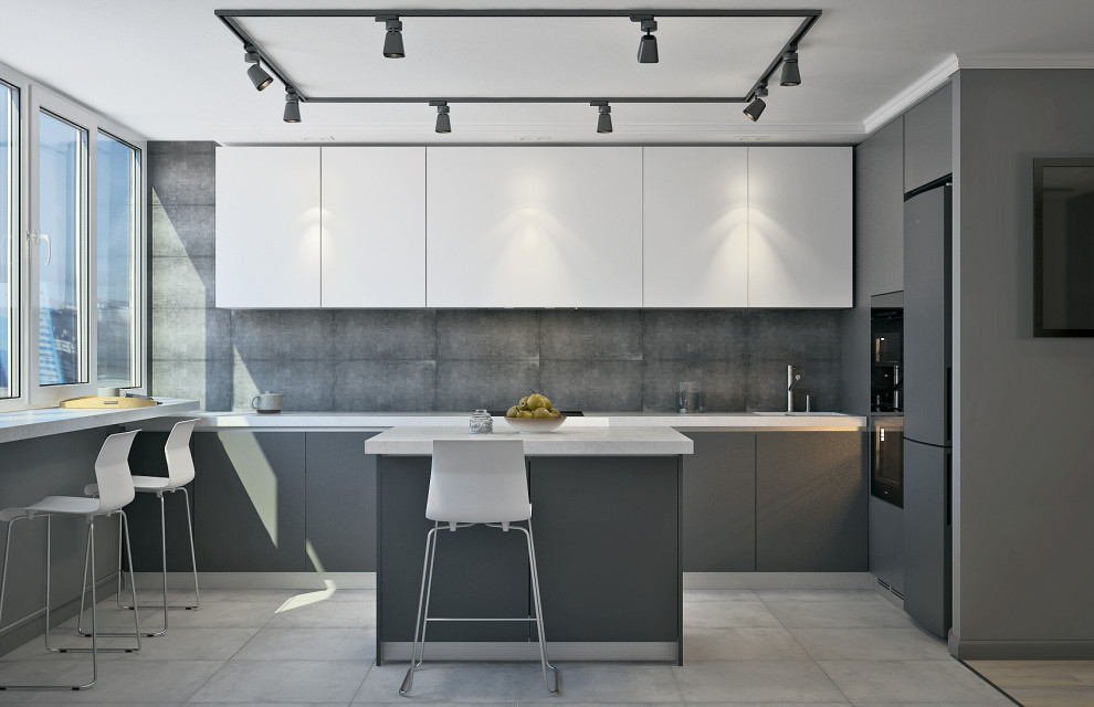 Современная однокомнатная квартира для молодого человека.