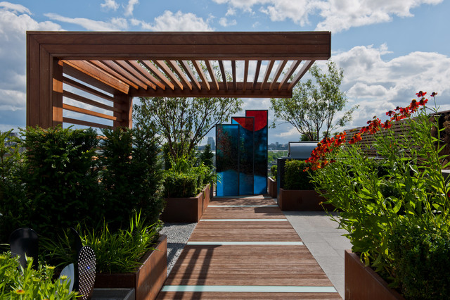 Rooftop Gardens contemporary-traedaeck