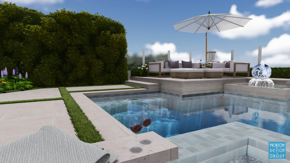 Garrett - Contemporary Yard Remodel - Laguna Niguel, CA.