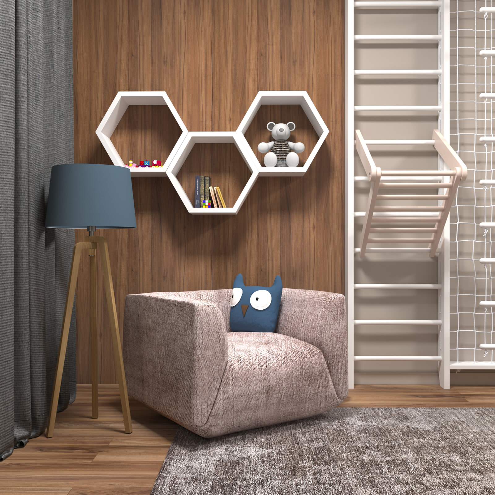 Интерьер частного дома 130 м2