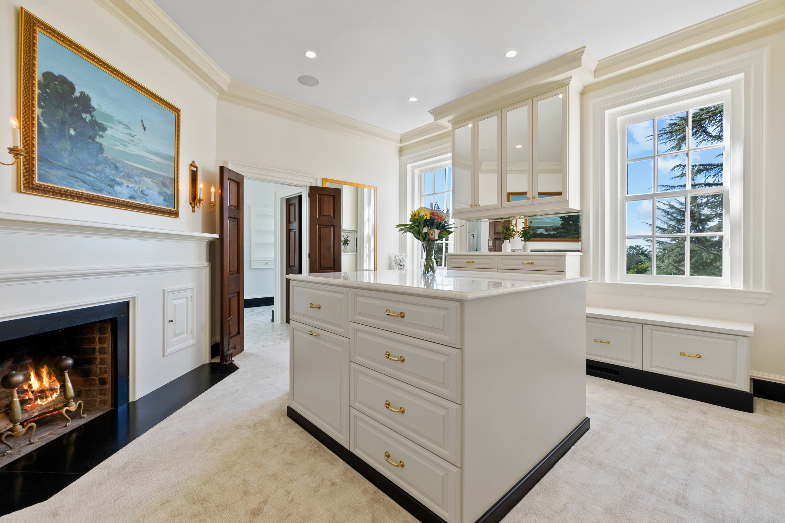 Estate Formal Dressing and Laundry Room