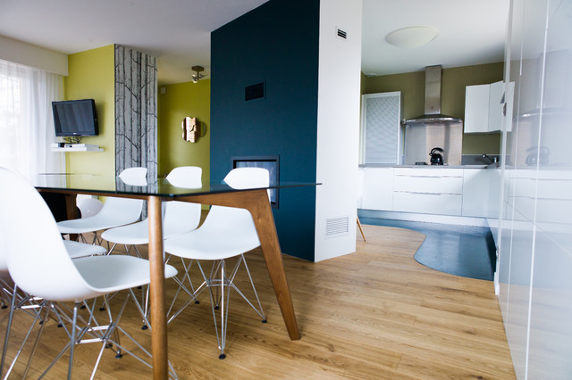 Maison 70's modern-kueche