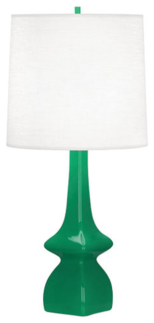 Robert Abbey Jasmine 1 Bulb Emerald Green Table Lamp