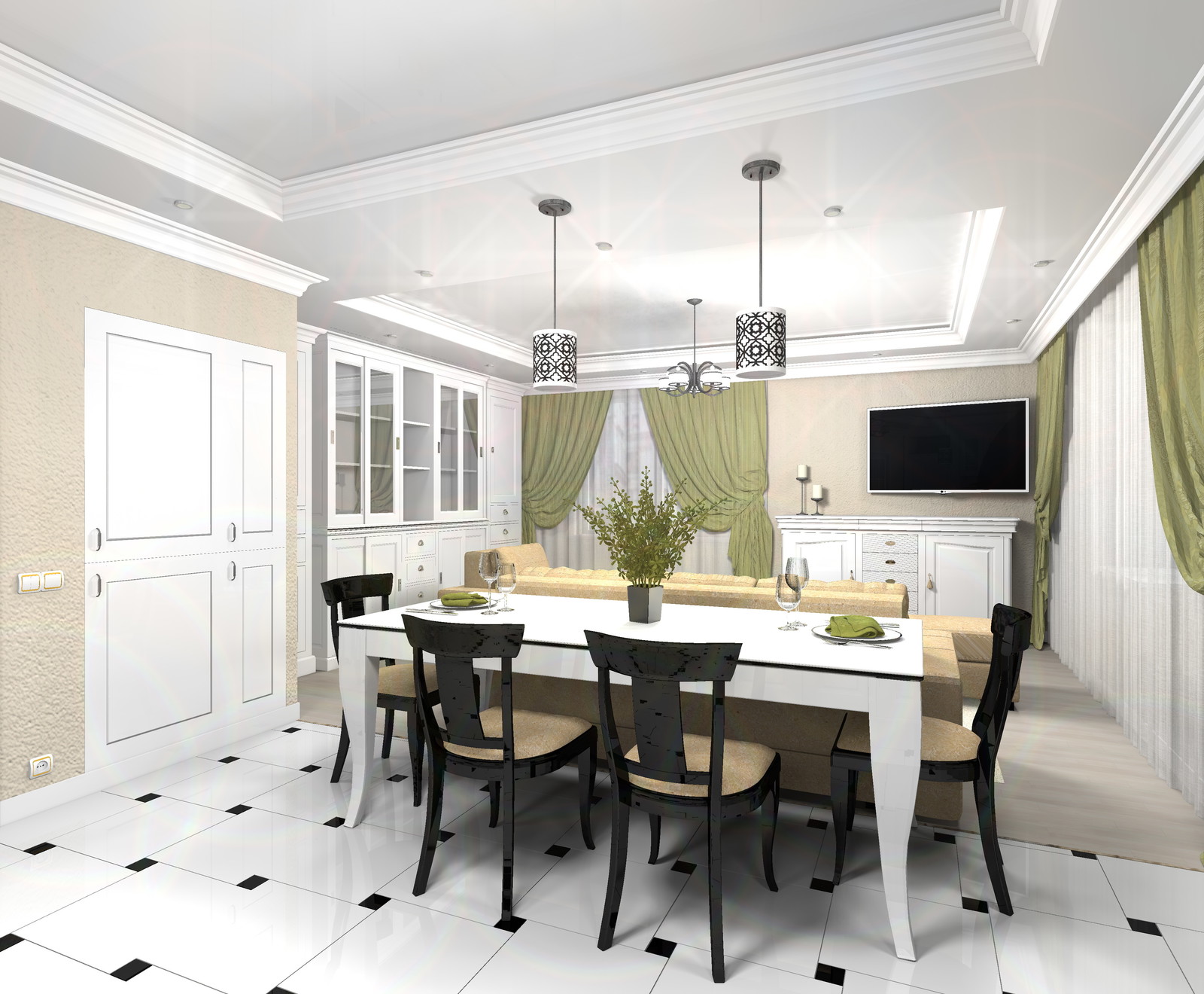 Трехкомнатная квартира