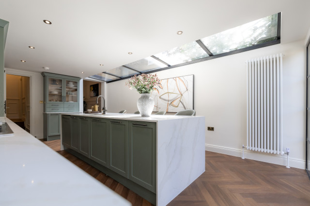Loft Conversion, Ground floor extension & House renovation contemporaneo