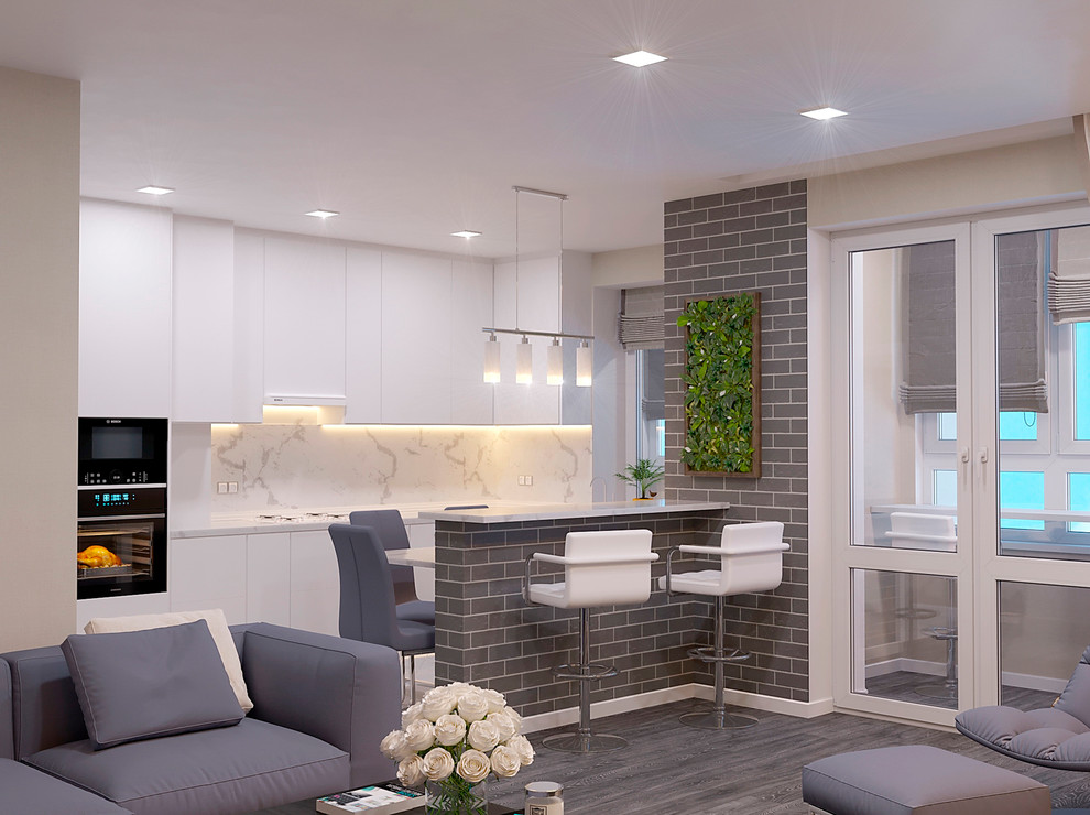 "Дизайн-проект трехкомнатной квартиры"