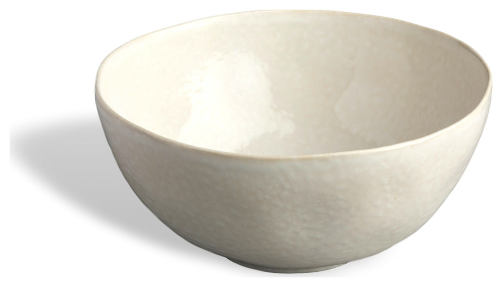 Cozina White Large Serving Bowl