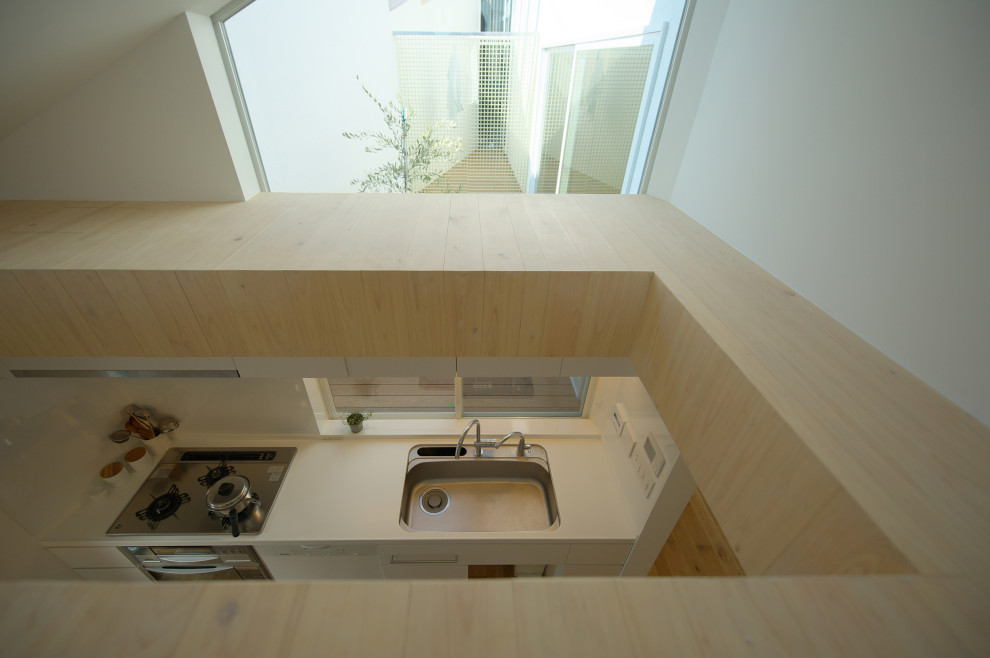 ?[in Osaka北欧スタイルのおしゃれなキッチン () の写真]:[in Osaka北欧スタイルのおしゃれなキッチンの写真]