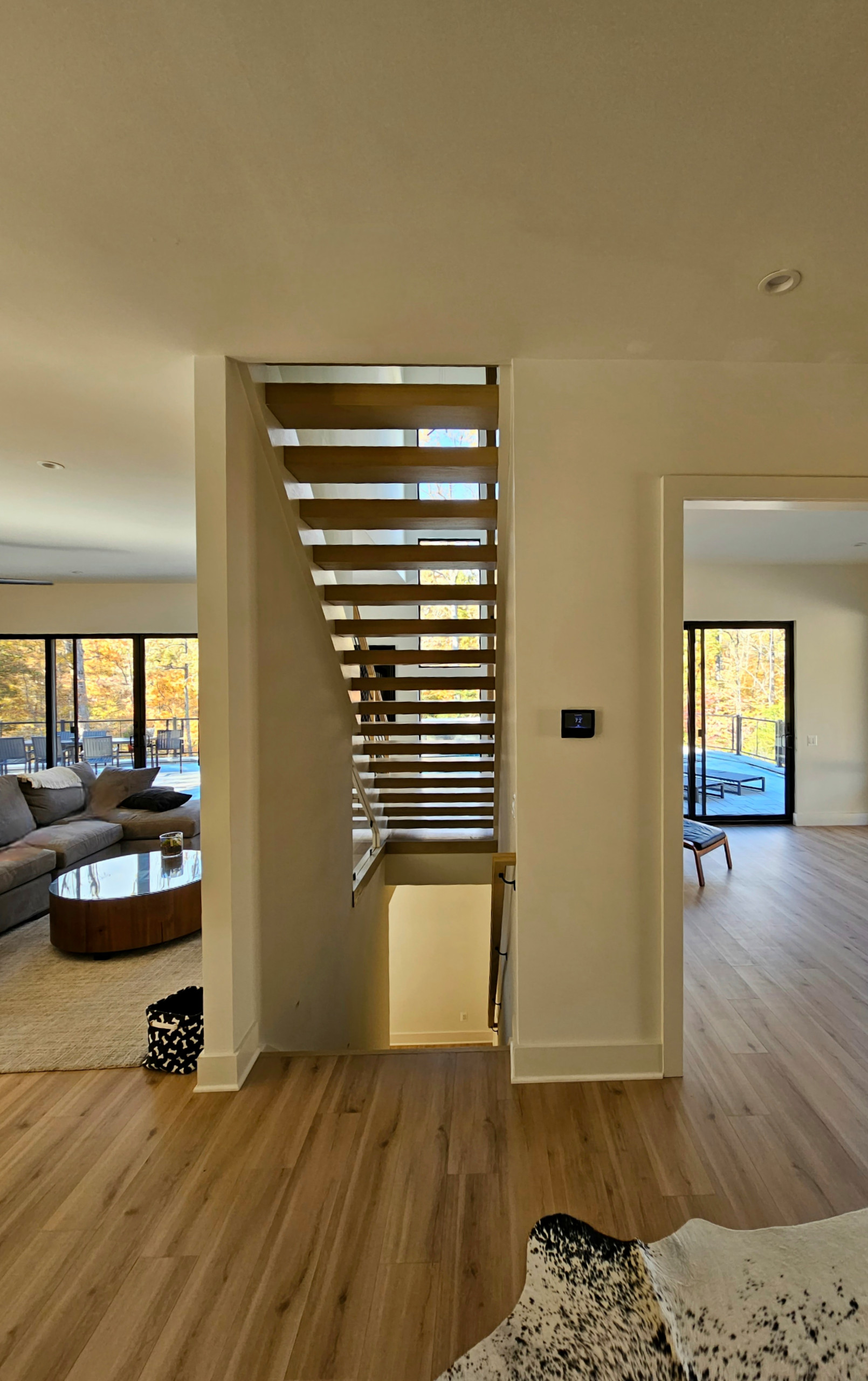 111_Open-Rise Stair with a Stunning Pool View, Great Falls, VA 22066
