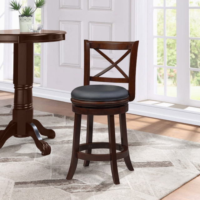 Swivel Stool Transitional Bar Stools And Counter Stools