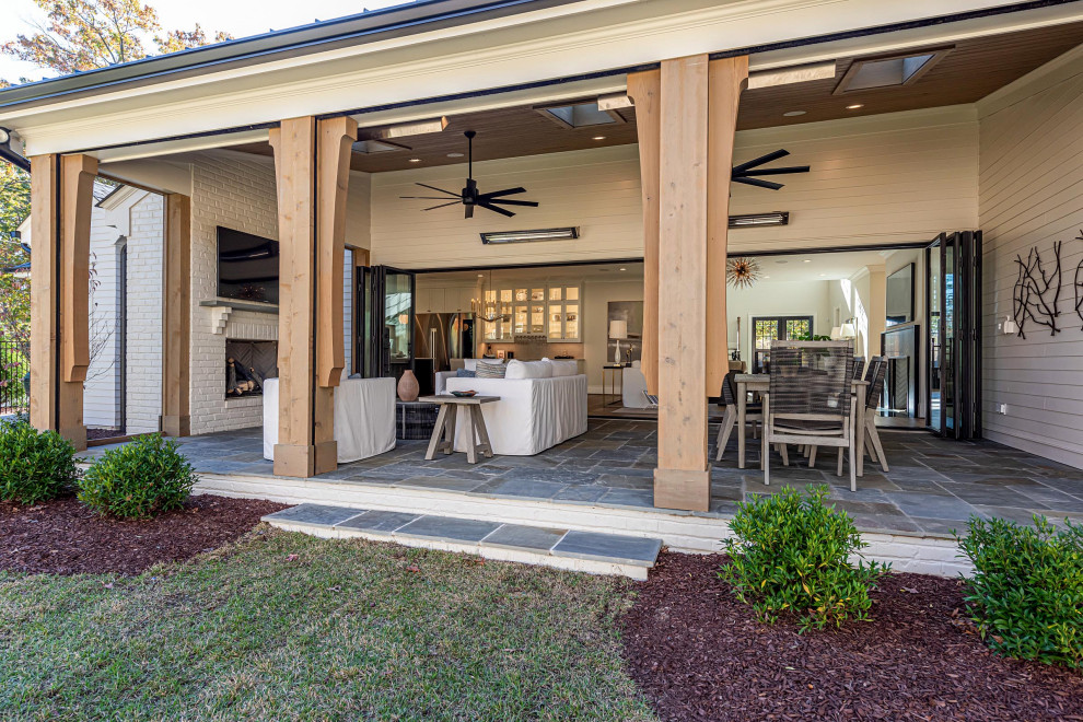 Infill - Modern - Porch - Raleigh - by Frazier Home Design | Houzz