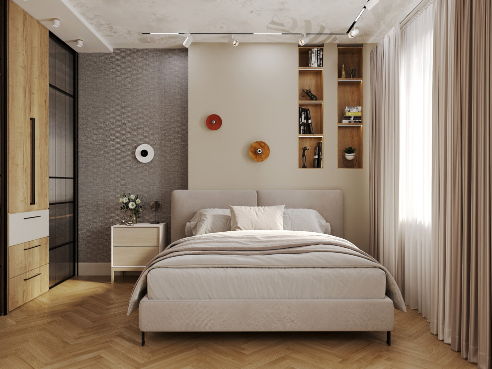 Гостинная с листьями