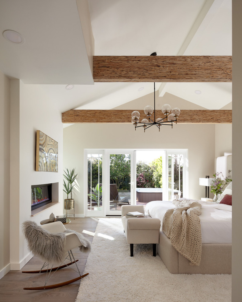 Modern Master Bedroom Addition in Sunnyvale - Bedroom - San Francisco ...