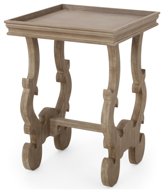 Augustine French Country Accent Table With Square Top - French Country - Side Tables And End ...