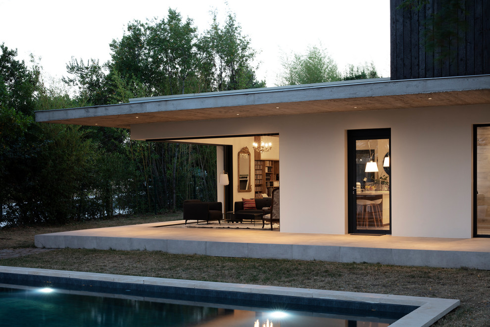 Design ideas for a contemporary home in Bordeaux.
