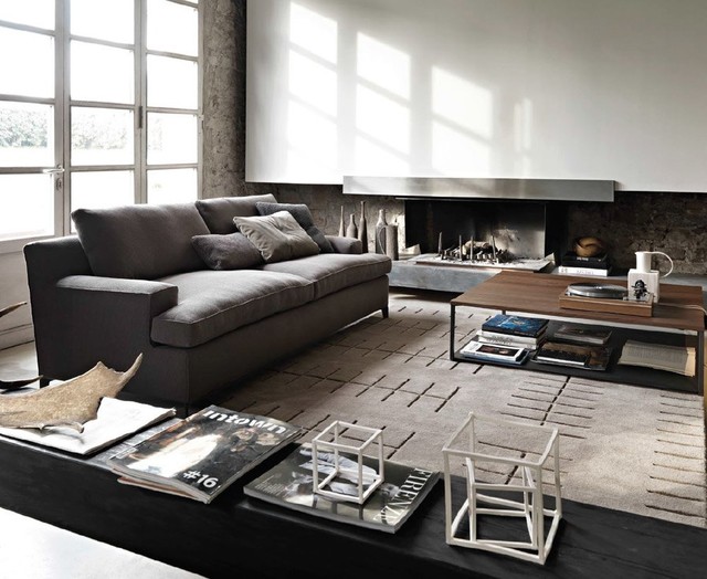 Divani e poltrone modern-vardagsrum