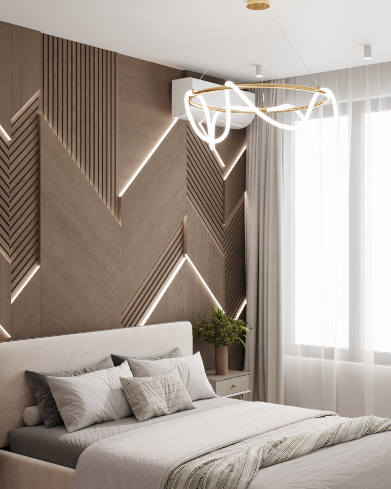 Завершённый дизайн-проект 3-комнатной квартиры в ЖК Nagatino i-Land