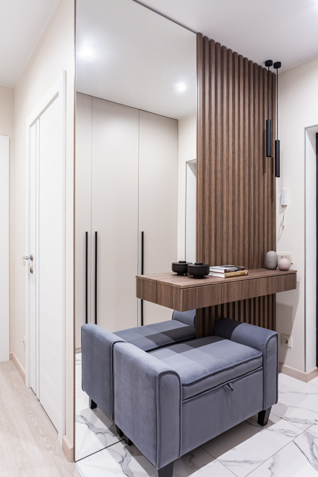 Квартира в теплых тонах