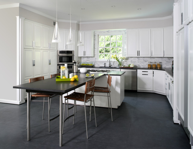 Transitional Cleanline Kitchen transitional-kitchen