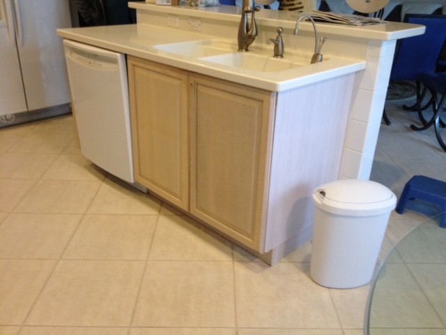 Marty and Sandra's Refaced Painted Gray