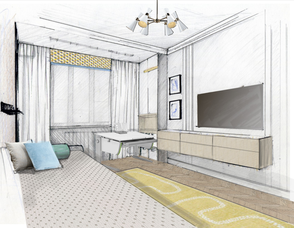 Трехкомнатная квартира на ул. Державина