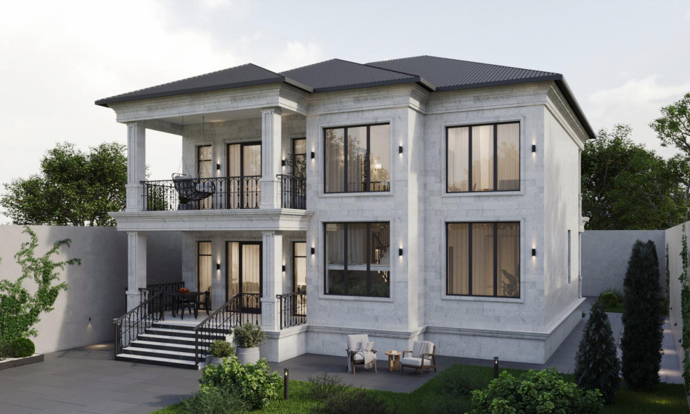 Экстерьер частного дома в Москве