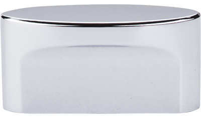 Medium Oval Slot Knob 1 1/2" (c-c) - Polished Chrome