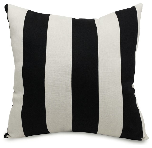 oversized black pillows
