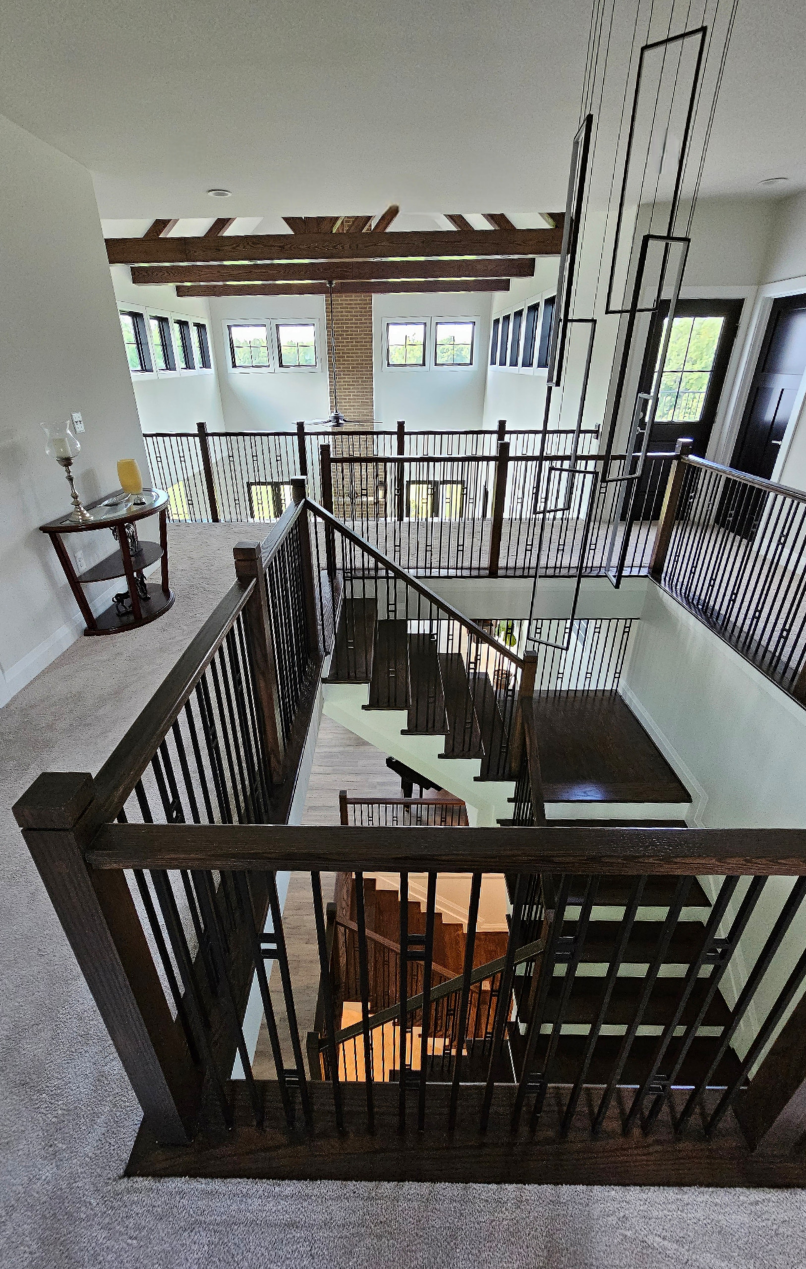109_Impressive Floating Staircase in Countryside Retreat, Upper Marlboro, MD