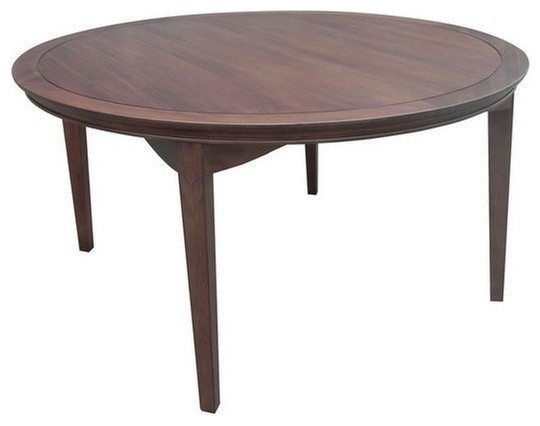 Lucida 54" Round Table, Finish: Fawn