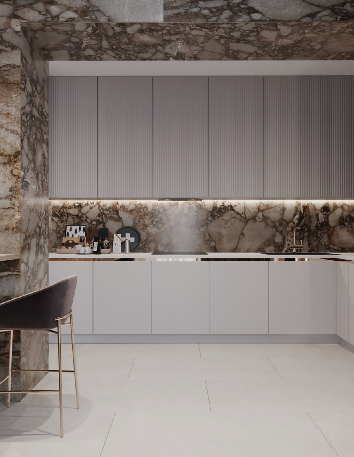 Дизайн проект апартаментов Аура