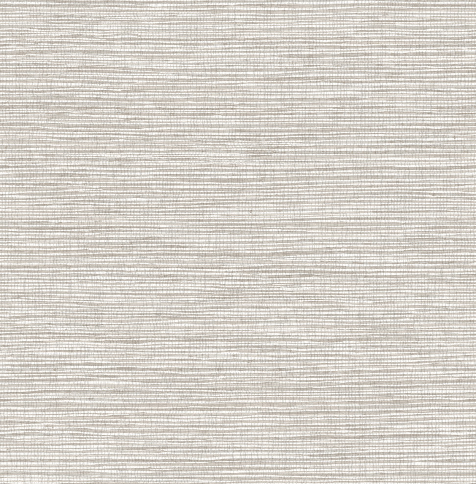 Alton Light Grey Faux Grasscloth Wallpaper Transitional Wallpaper