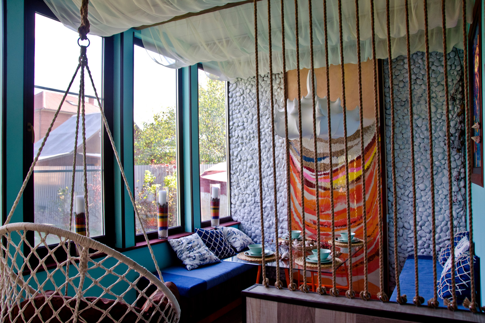 Веранда с парусами