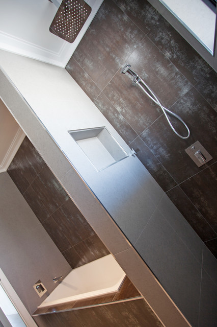 Angular Abode modern-bathroom