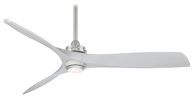 Minka Aire Aviation Led Brushed Nickel 60 Ceiling Fan