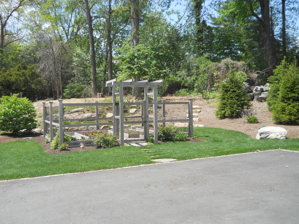 This is an example of a transitional garden in New York.