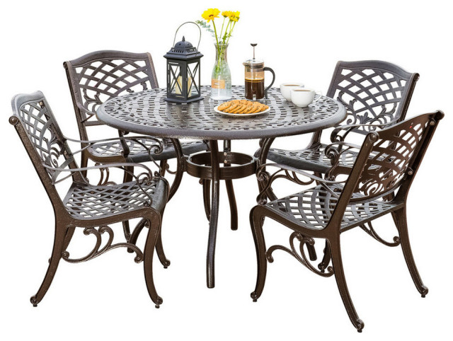 Covington Sarasota Traditional Outdoor, Outdoor Dining Room Sets For 4