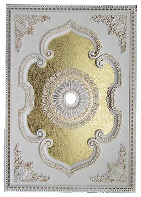 Artistry Lighting Ceiling Medallion Rectangular Collection Antique White