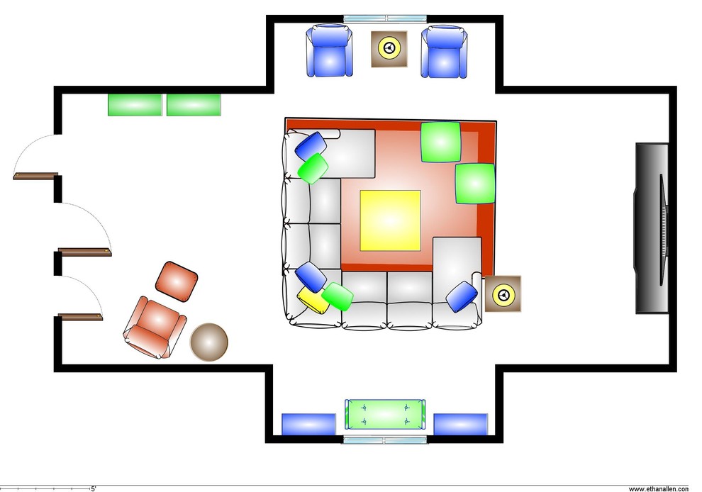 Game Room Floor Plan