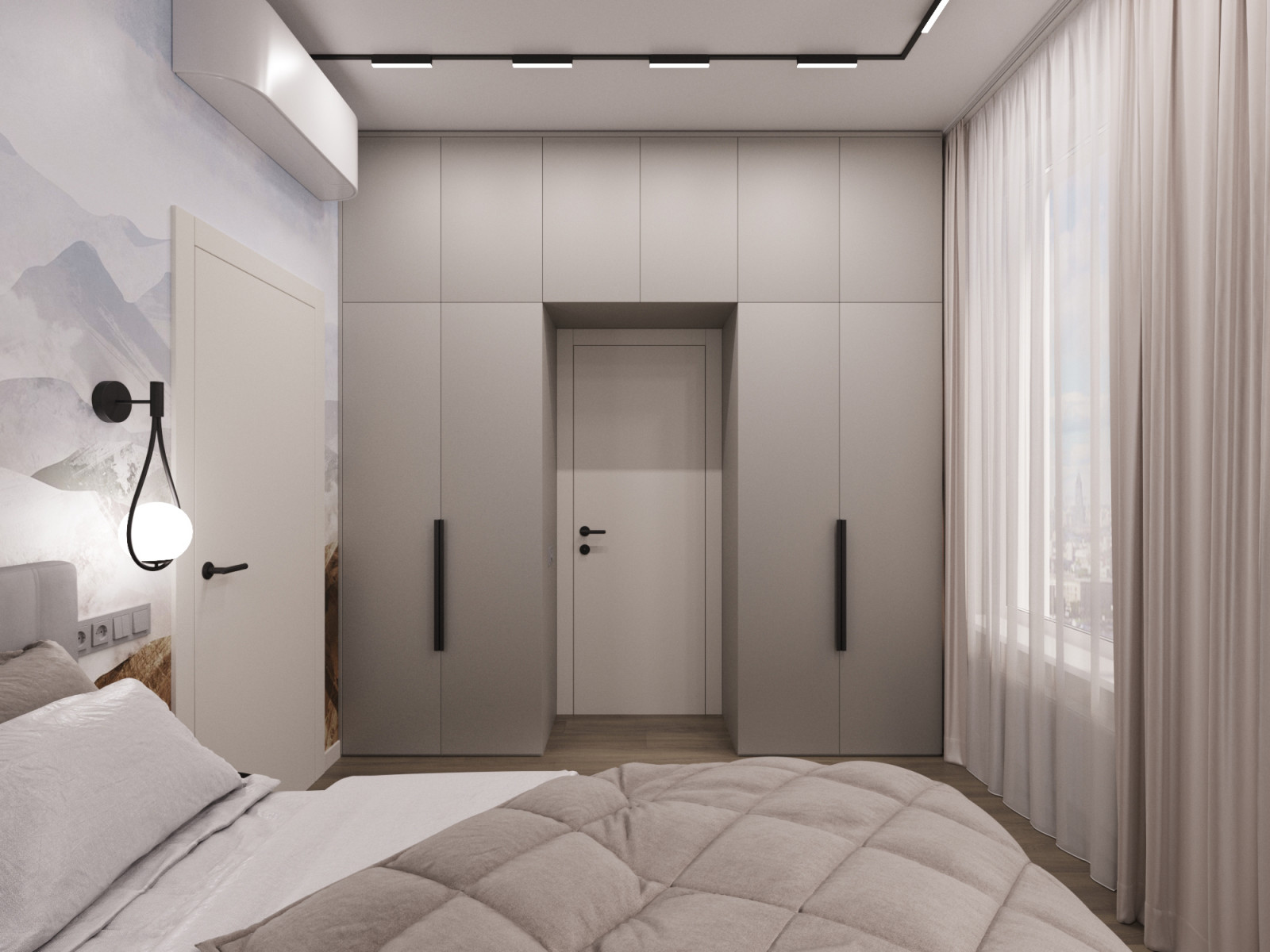 Дизайн интерьера евротрехкомнатной квартиры 65 м2