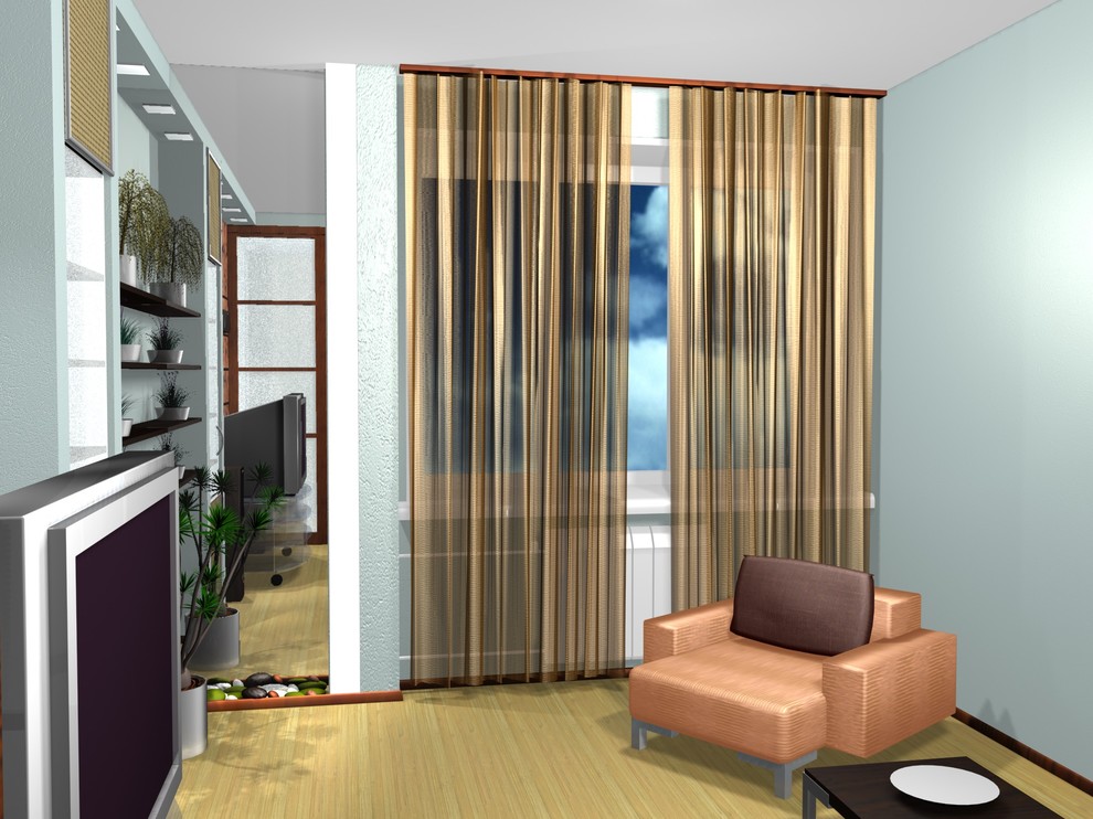 интерьер квартиры с элементами японского стиля