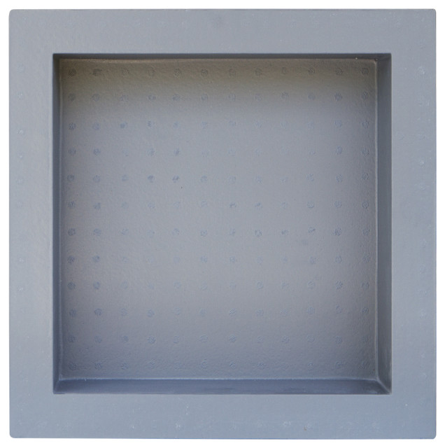 Goof Proof Shower Niche Square Transitional Bathroom Shelves by