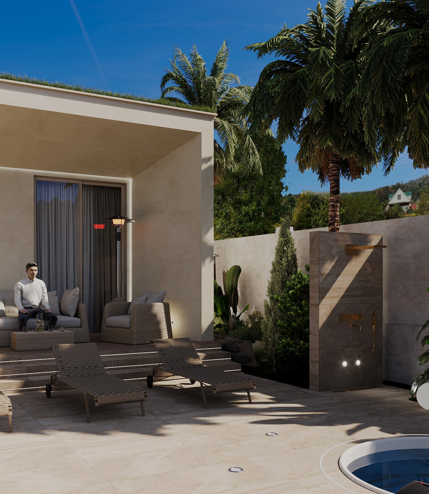 Архитектурный проект 1-но этажной MINIVILLI.terra