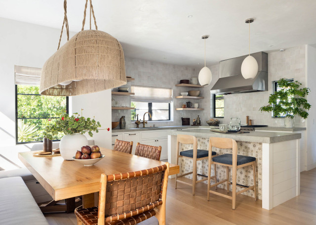 Organic Mill Valley transitional-kitchen